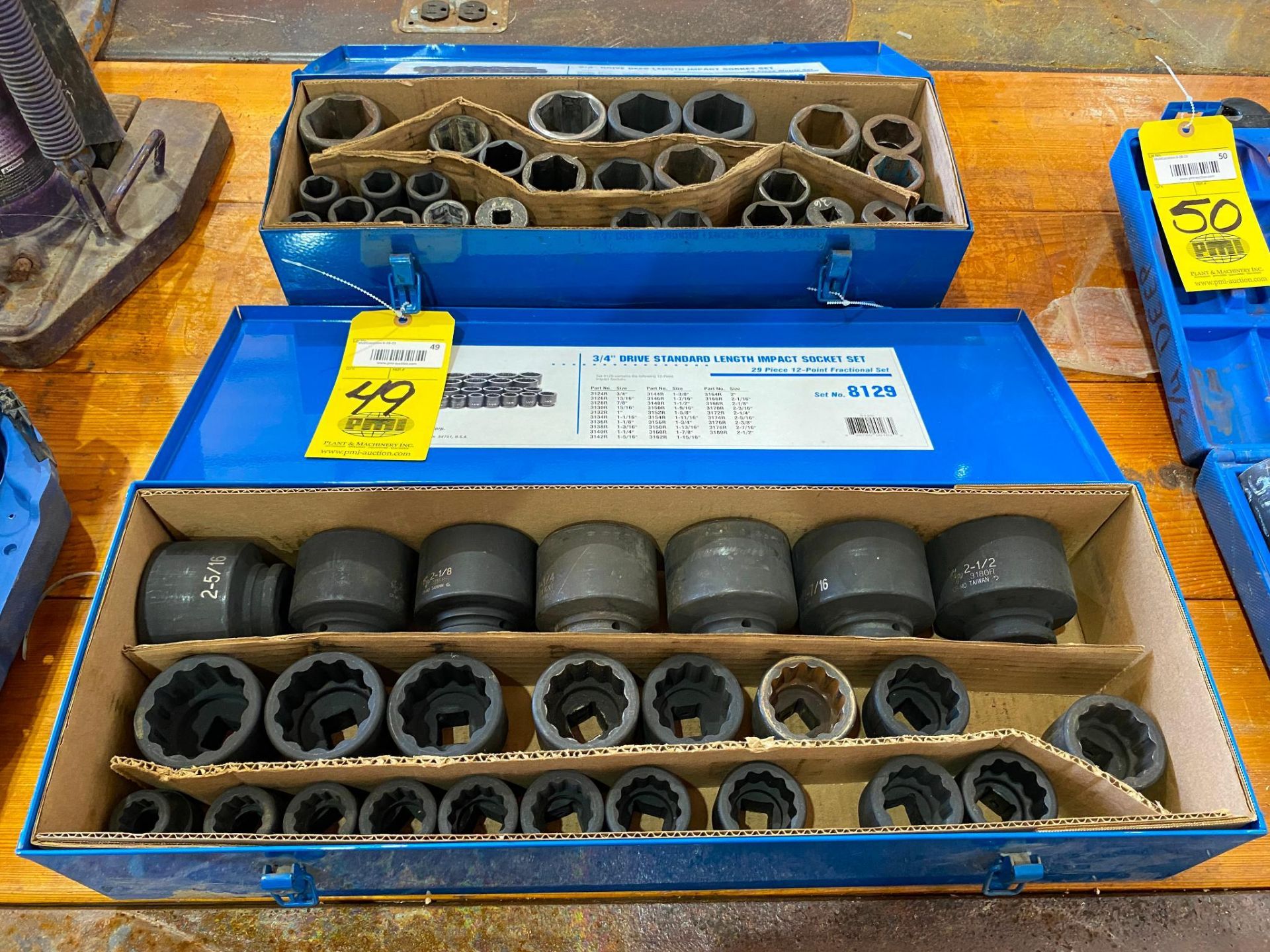 LOT OF IMPACT SOCKET SETS (Located at: Tri R Erecting, 26535 FM 2978, Magnolia, Texas 77354)