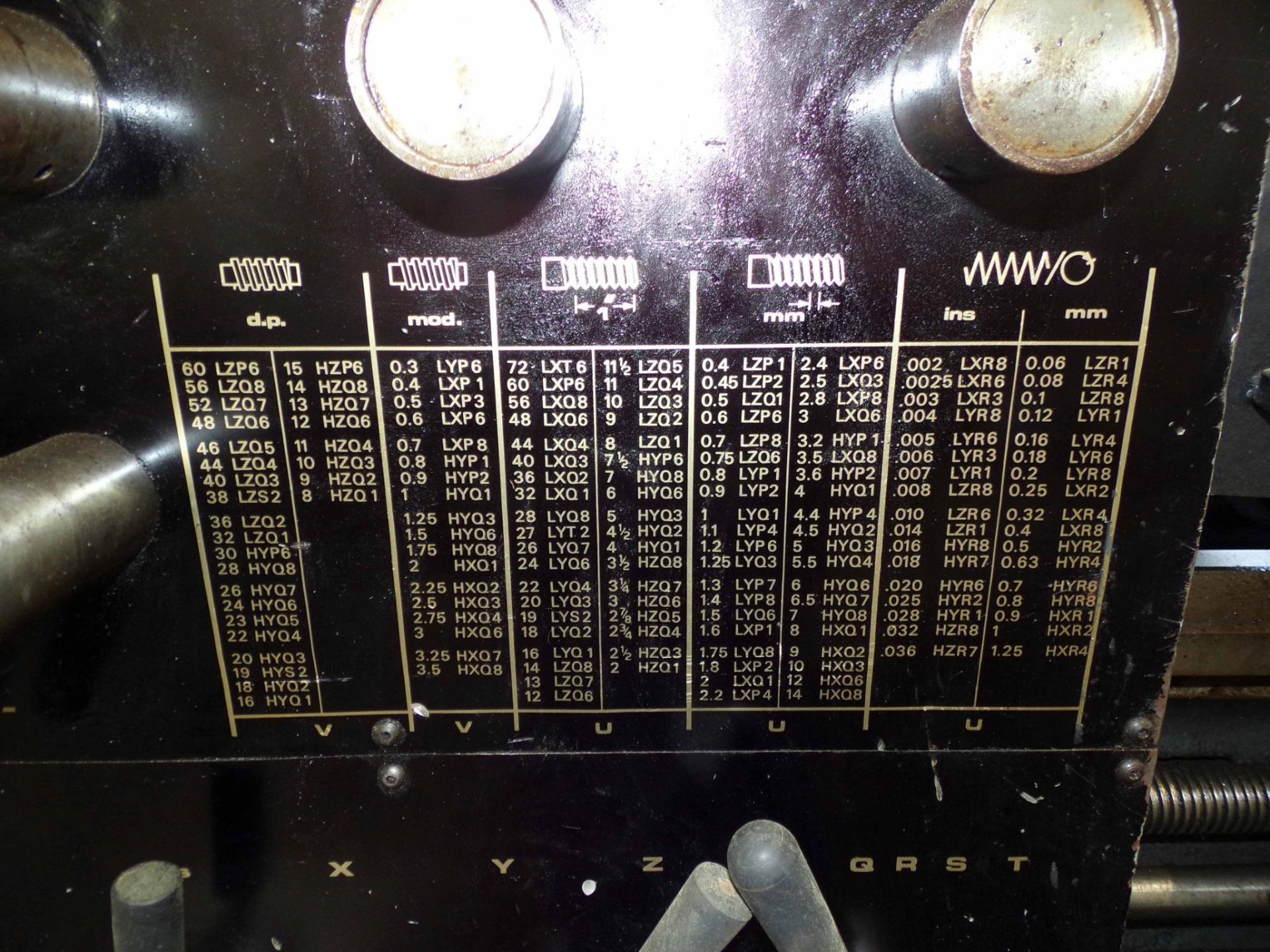 ENGINE LATHE, ENTERPRISE 20"/28.5" X 90" MDL. EP 1810 GAP BED, 18" sw. (20" actual) x 90" max. btwn. - Image 8 of 14