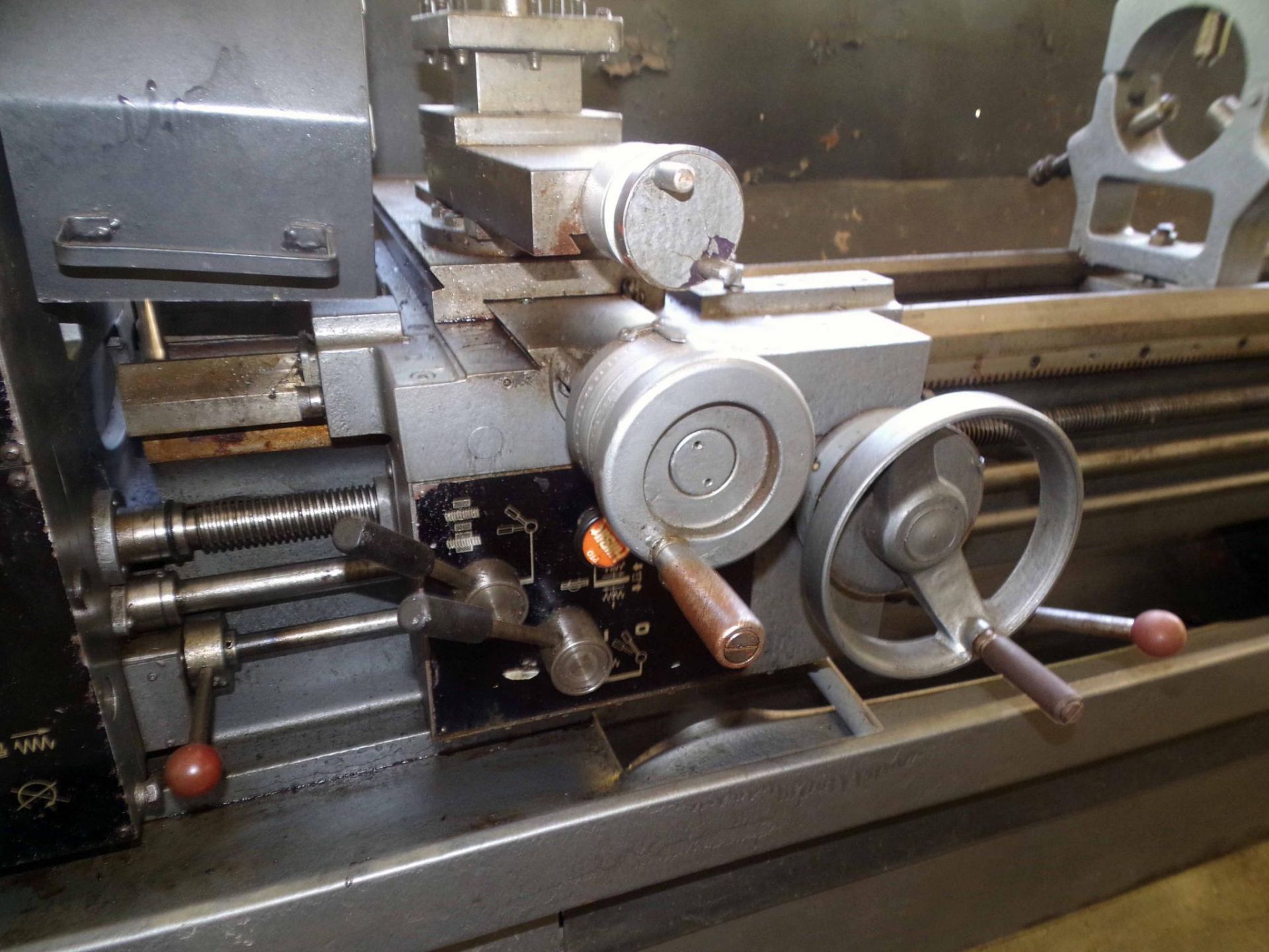 ENGINE LATHE, ENTERPRISE 20"/28.5" X 90" MDL. EP 1810 GAP BED, 18" sw. (20" actual) x 90" max. btwn. - Image 4 of 14