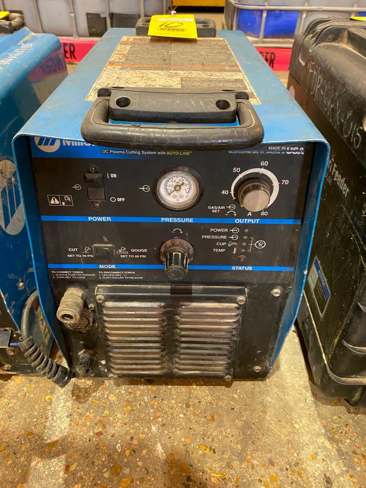 DC PLASMA CUTTING SYSTEM, MILLER SPECTRUM 1000, S/N LH230493 (Located at: Tri R Erecting, 26535 FM 2