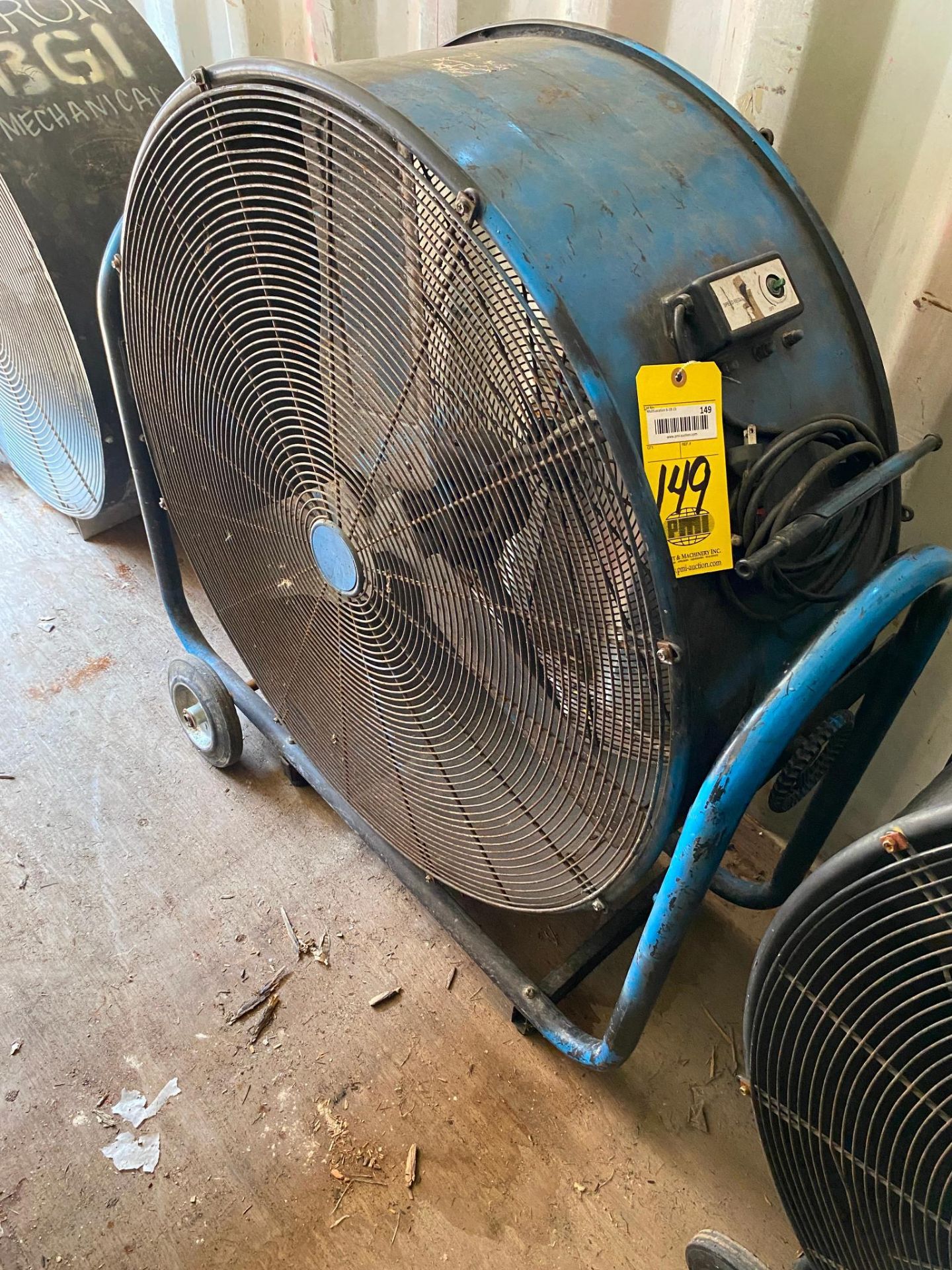 DRUM FAN, 36" (Note: must be removed by July 7th) (Located at: Tri R Erecting, 26535 FM 2978, Magnol