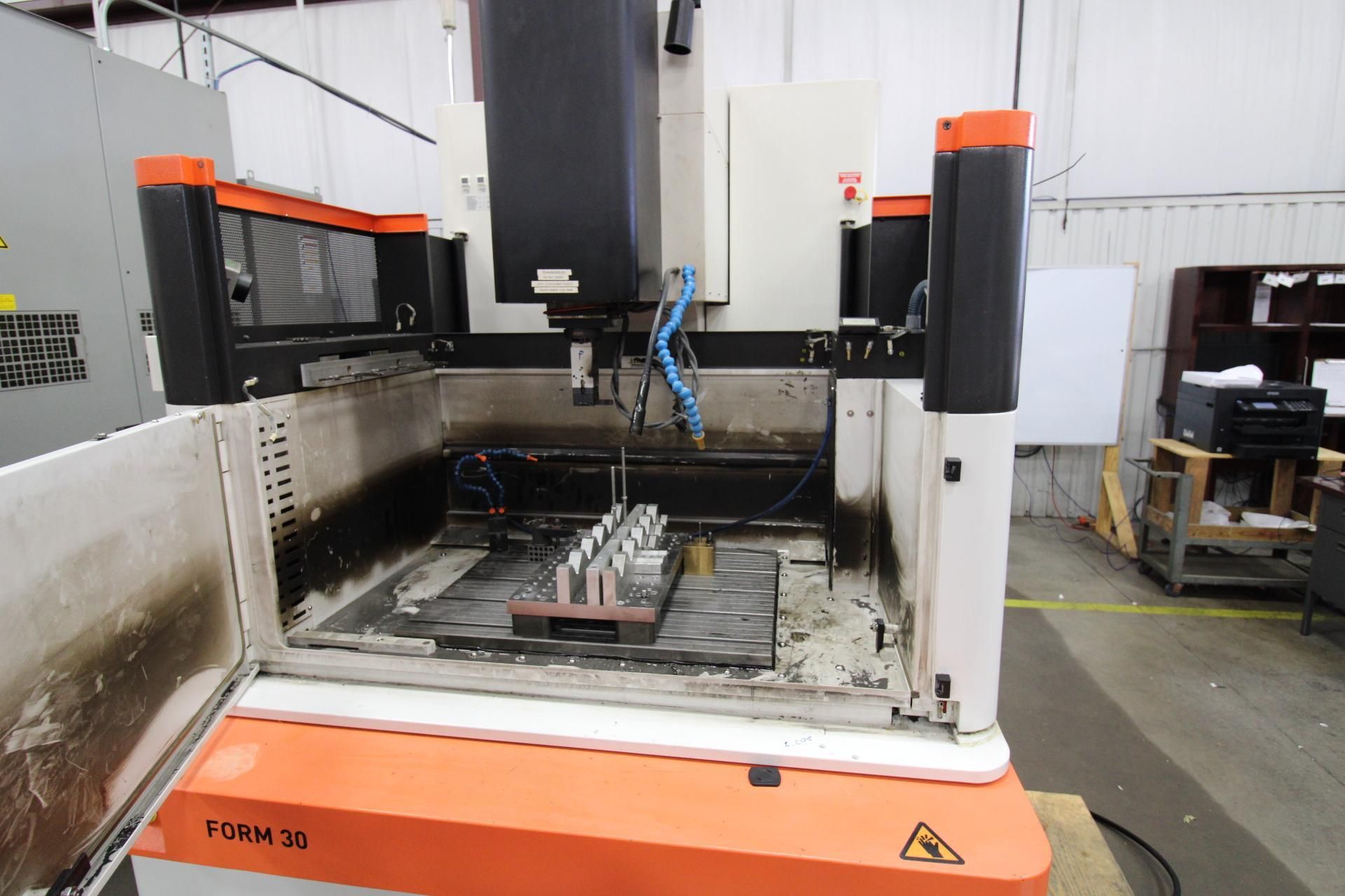 PLUNGE TYPE EDM, AGIE CHARMILLES FORM 30, new 2014, full C-Axis, 3500 ...