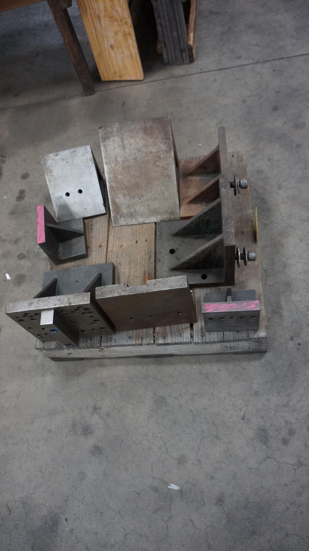 LOT OF ANGLE PLATES (THREE PALLETS) approx. (15) ranging in size from 12" x 24"W. x 17" tall to 5" x - Image 3 of 8