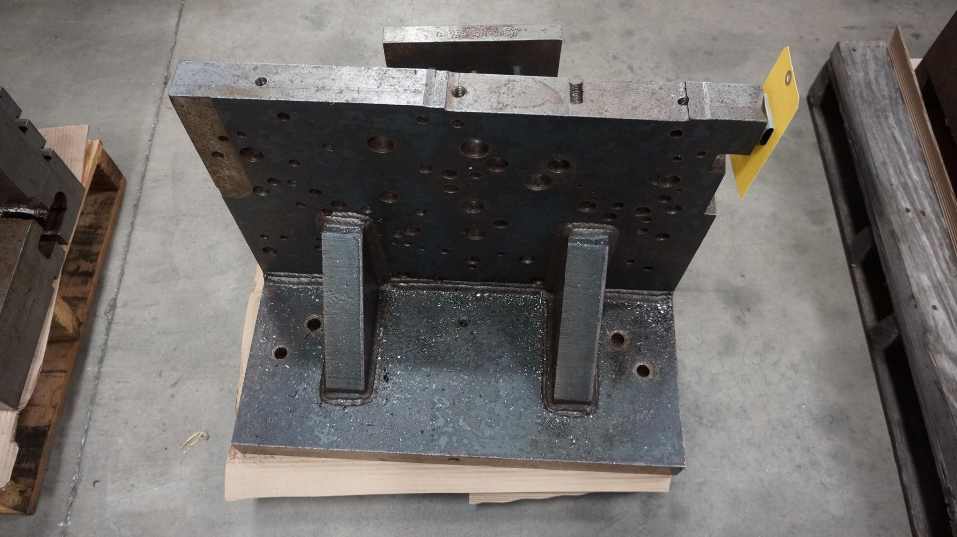 LOT OF ANGLE PLATES (THREE PALLETS) approx. (15) ranging in size from 12" x 24"W. x 17" tall to 5" x - Image 7 of 8