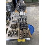 LOT CONSISTING OF: 6" power chuck & assorted top jaws (Located at: Star Machine Works, 150 Robin