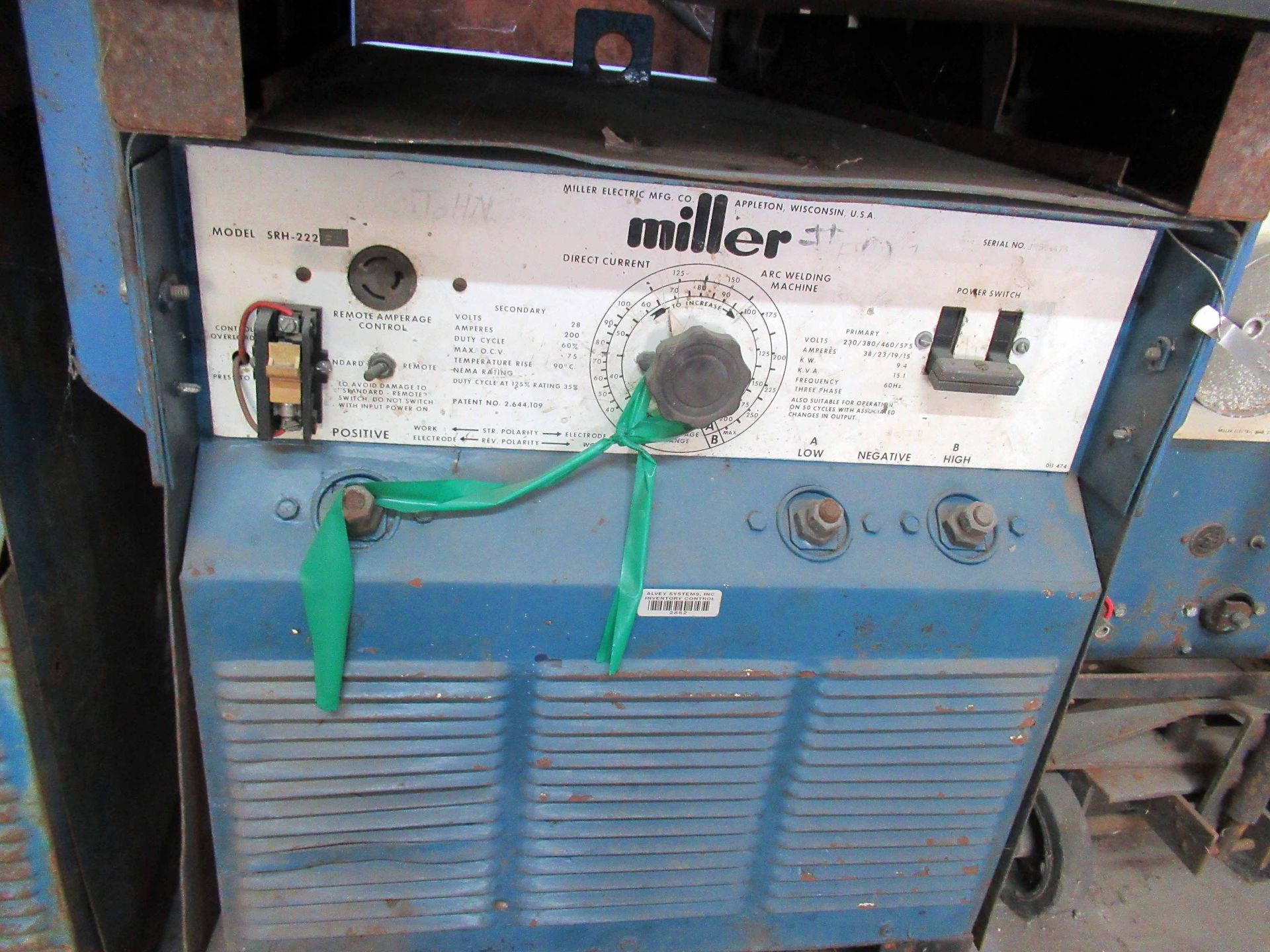 LOT OF WELDERS (5): (1) Miller GS452, (1) SRH-222, (1) CP 250TS & (2) Miller (N.A.) (Located at: - Image 3 of 4