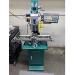 MILL / DRILL, GRIZZLEY MDL. G0759, new 2020, 7” x 27” tbl. size, DRO & stand, 1 HP, S/N 20200488 (