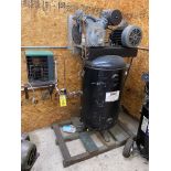 RECIPROCATING AIR COMPRESSOR, INGERSOL RAND MDL. 242 7.5 HP, w/ Speedaire air dryer (Located at:
