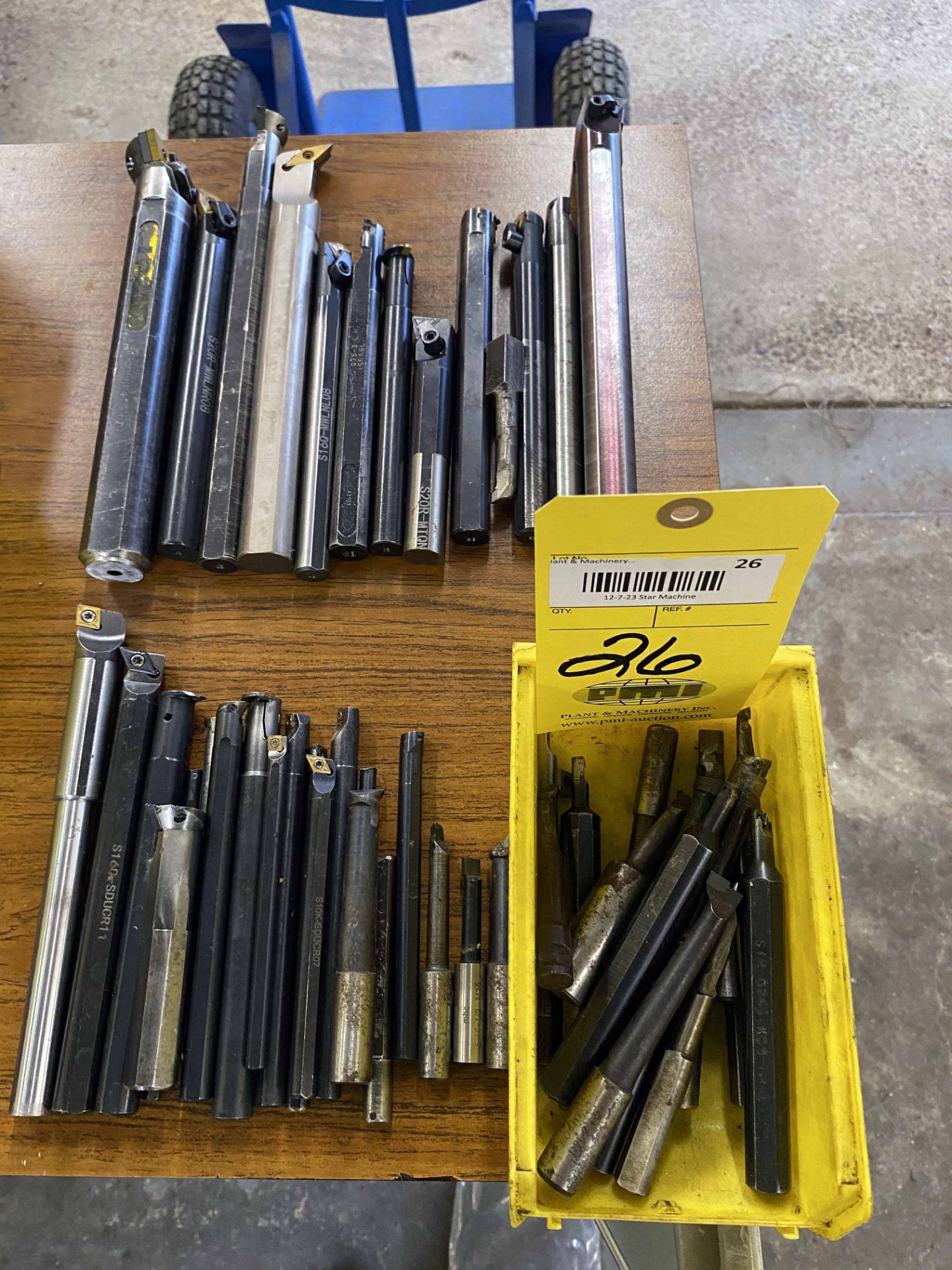 LOT OF INSERT BORING BARS (Located at: Star Machine Works, 150 Robin Dr., Livingston, TX 77351)