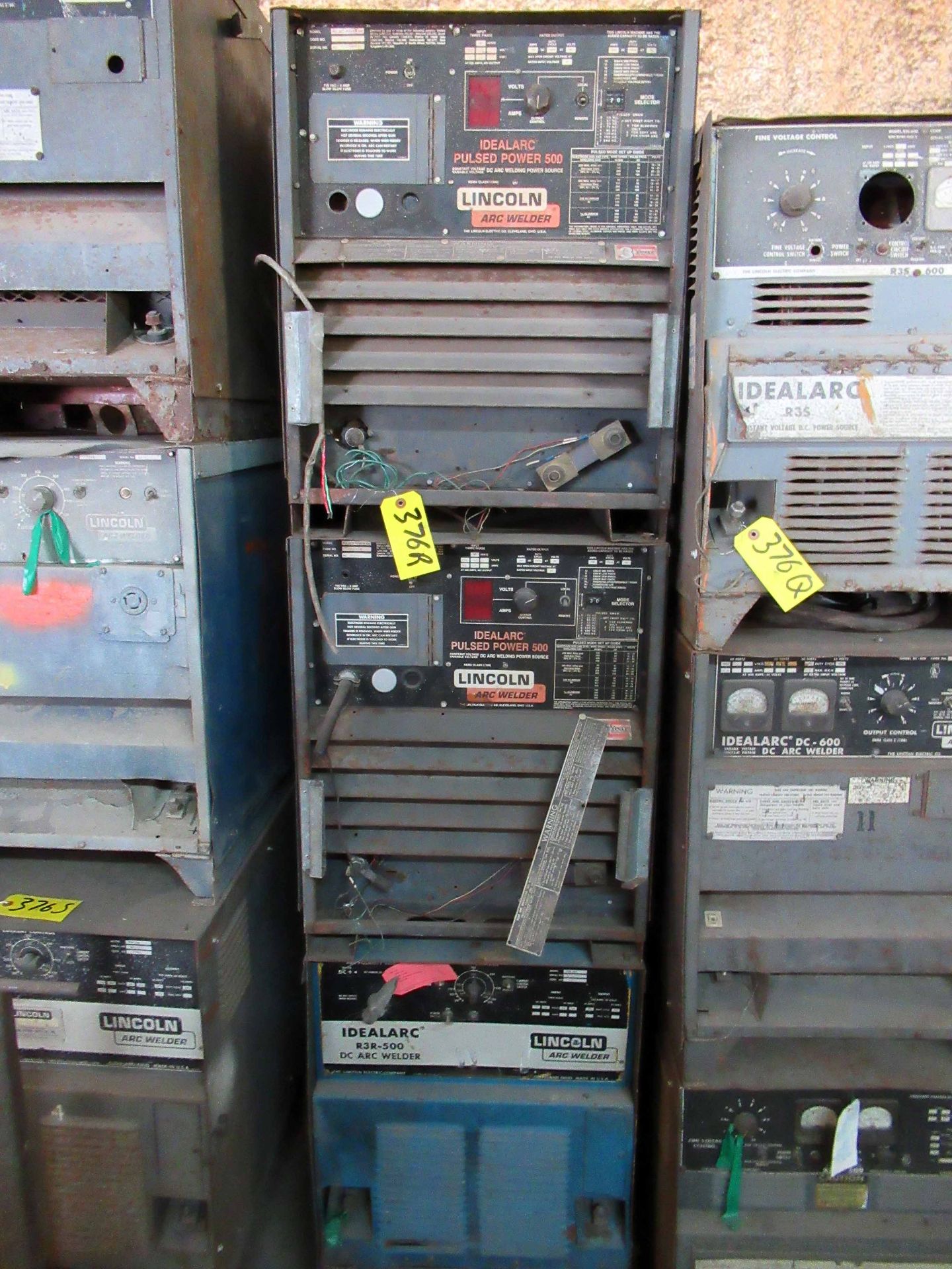 LOT OF WELDERS (3): (2) Lincoln Idealarc Pulsed Power 500 & (1) Lincoln Idealarc R3R-500 (Located