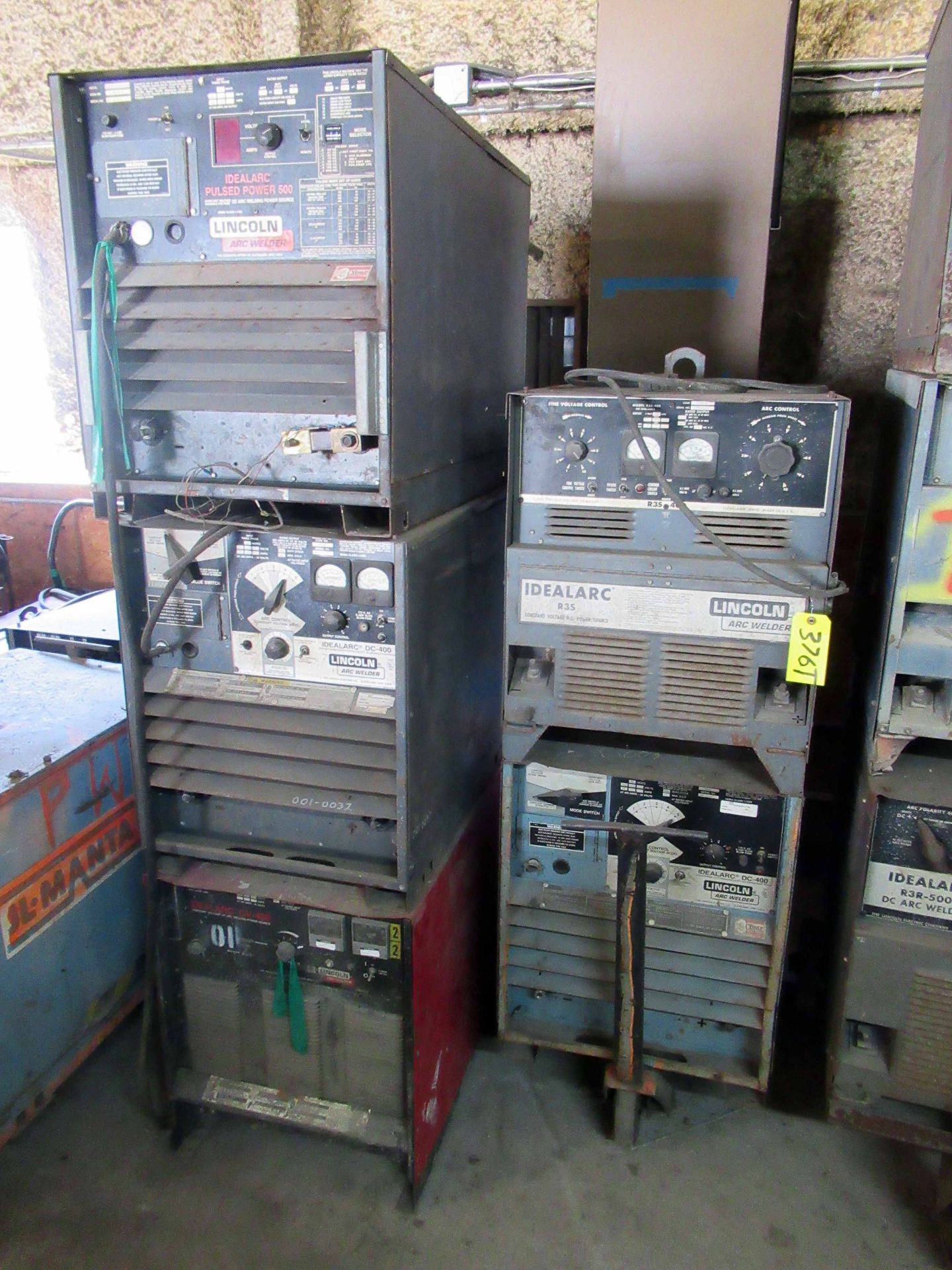 LOT OF WELDERS (5): (1) Lincoln Idealarc R35, (2) Lincoln Idealarc DC-400, (1) Lincoln Idealarc