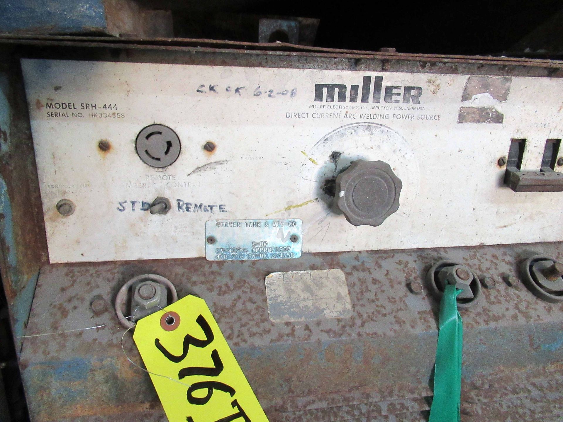 LOT OF WELDERS (3): (1) Miller SRH-444, (1) Miller SRH-333 & (1) N.A. (Located at: Precision Welding - Image 2 of 2