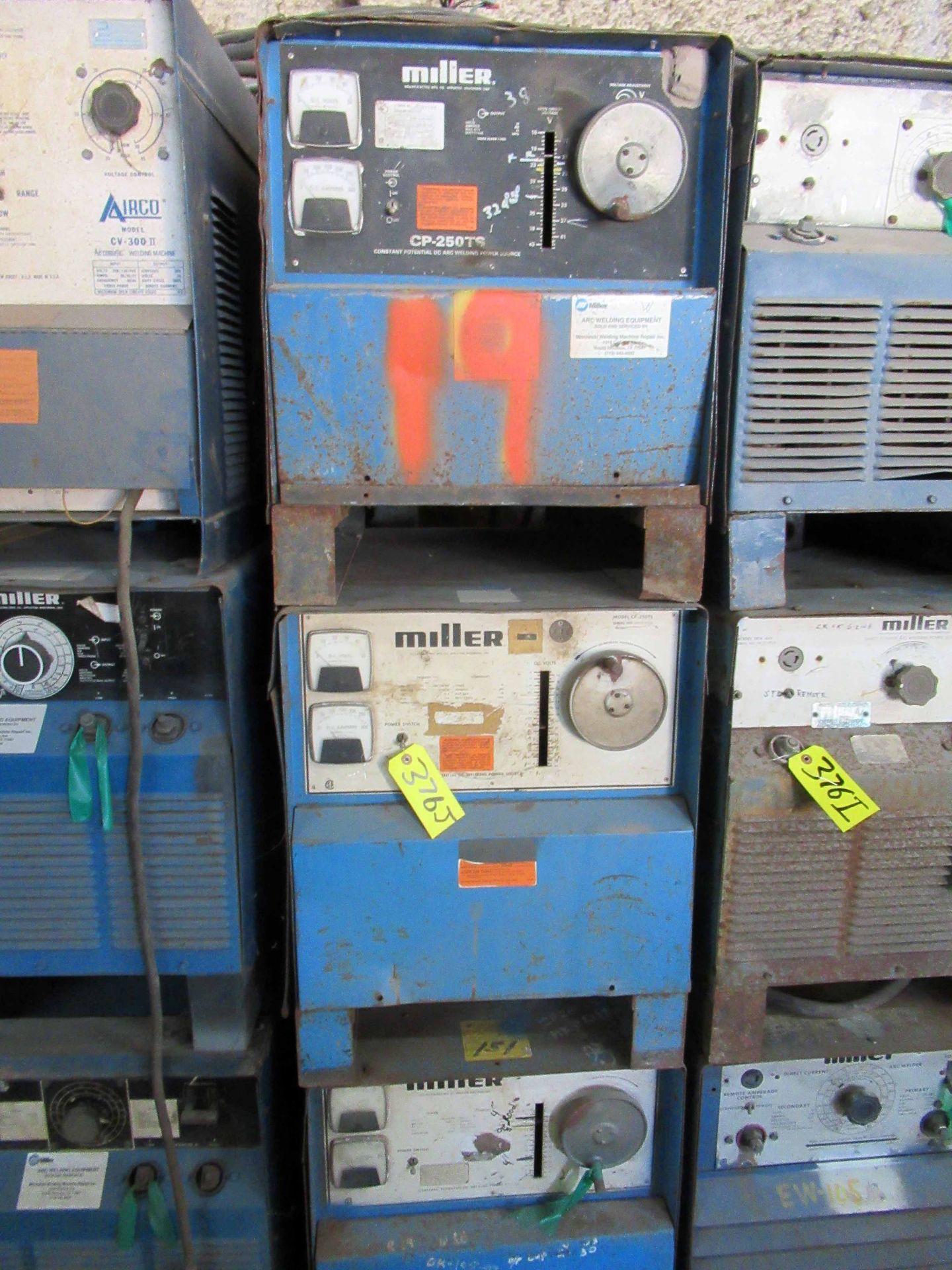 LOT OF WELDERS (3), MILLER CP-250-TS (Located at: Precision Welding & Fabrication, 407 Midland