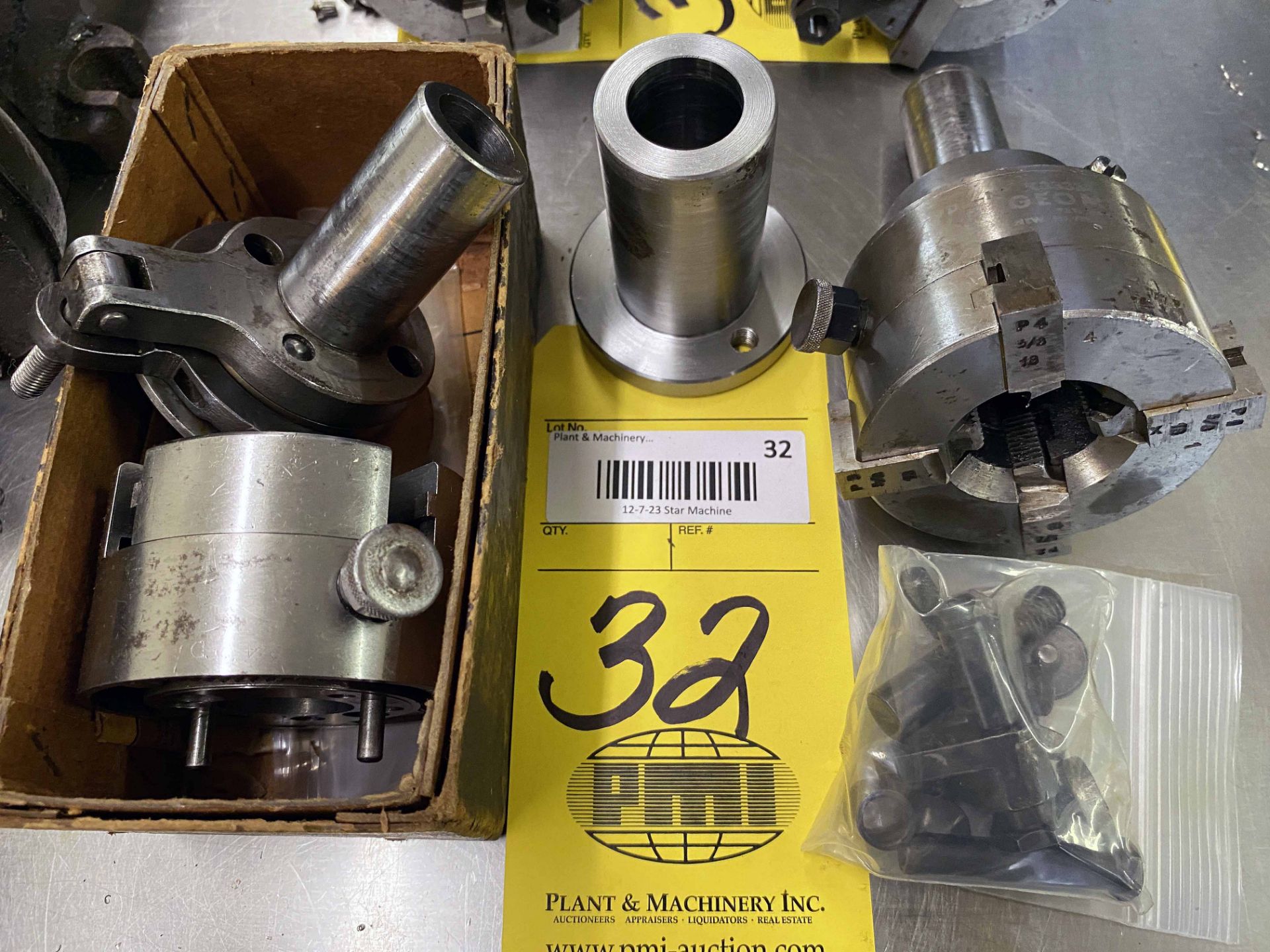 LOT OF DIE HEADS (2), D-GEOMETRIC, 3/4" (Located at: Star Machine Works, 150 Robin Dr.,
