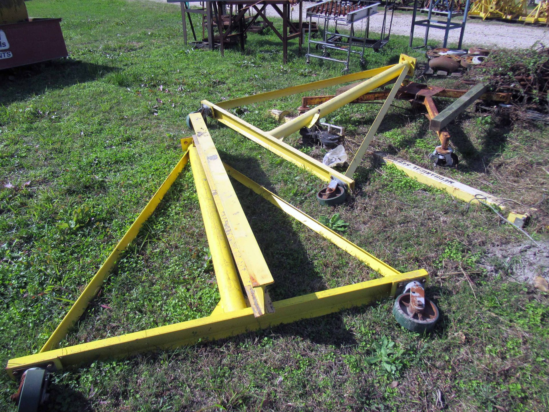 LOT CONSISTING OF: gantry & rolling crane parts (Located at: Precision Welding & Fabrication, 407