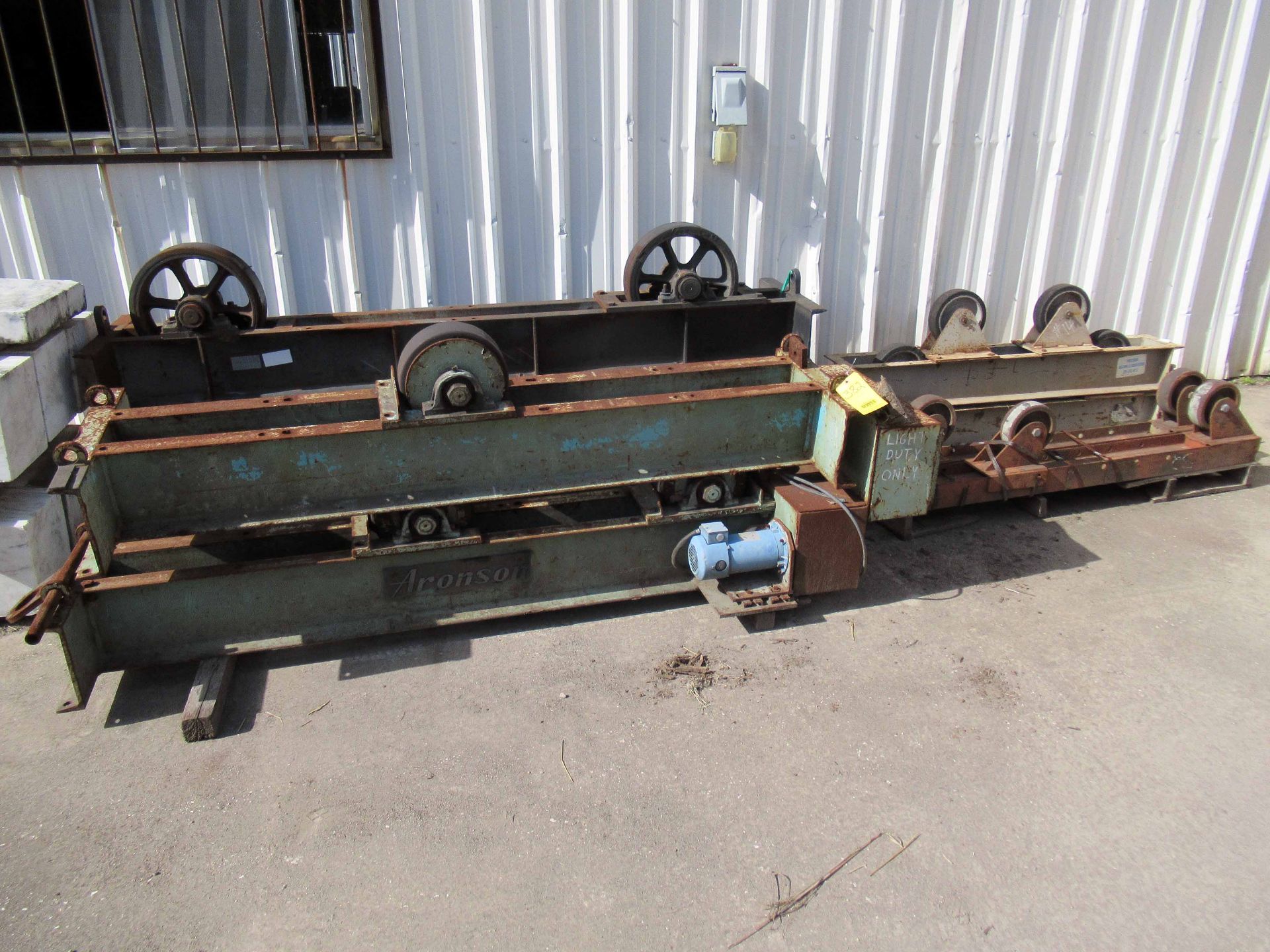 LOT OF POWER & IDLER TANK TURNING ROLLS, assorted sizes and capacities (some need service) (