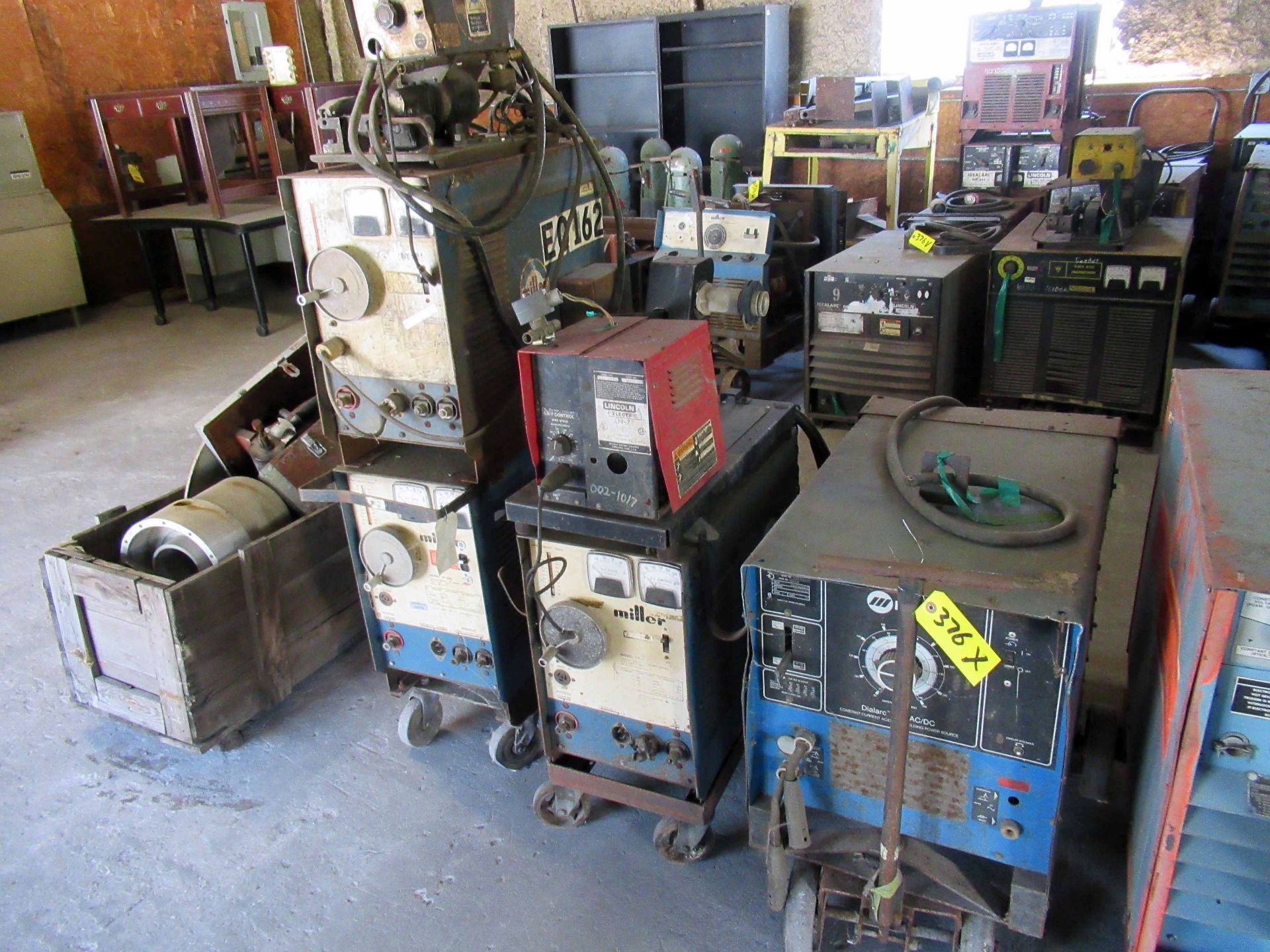 LOT OF WELDERS (4): (3) Miller CP-200, (1) Miller Idealarc 250, (2) w/ feeders (Located at: