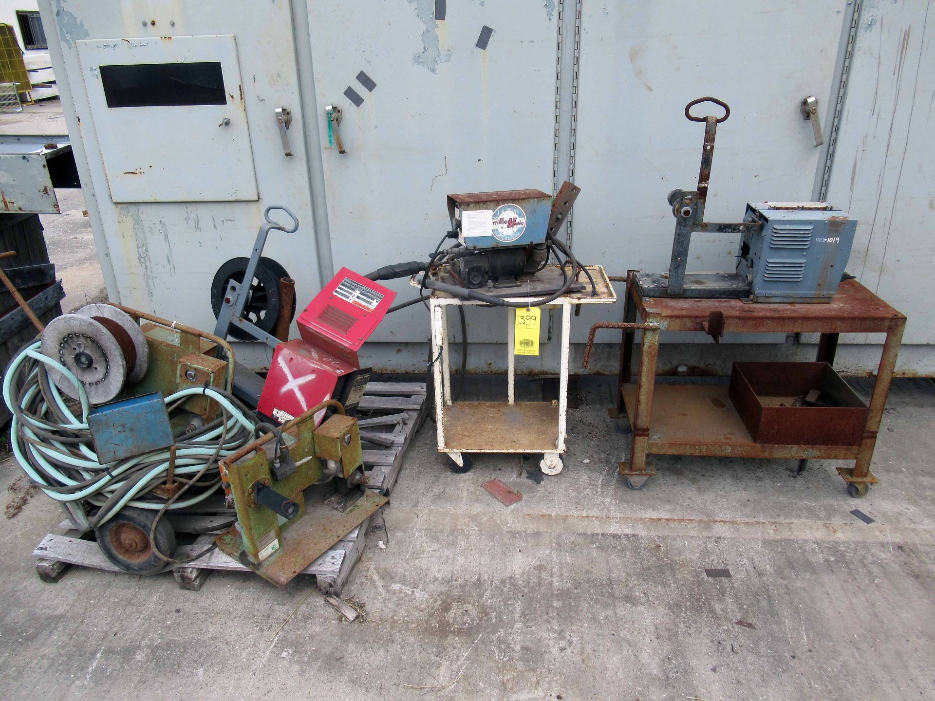 LOT OF WIRE FEDERS (4), LINCOLN MDL. LN9 (Located at: Precision Welding & Fabrication, 407 Midland