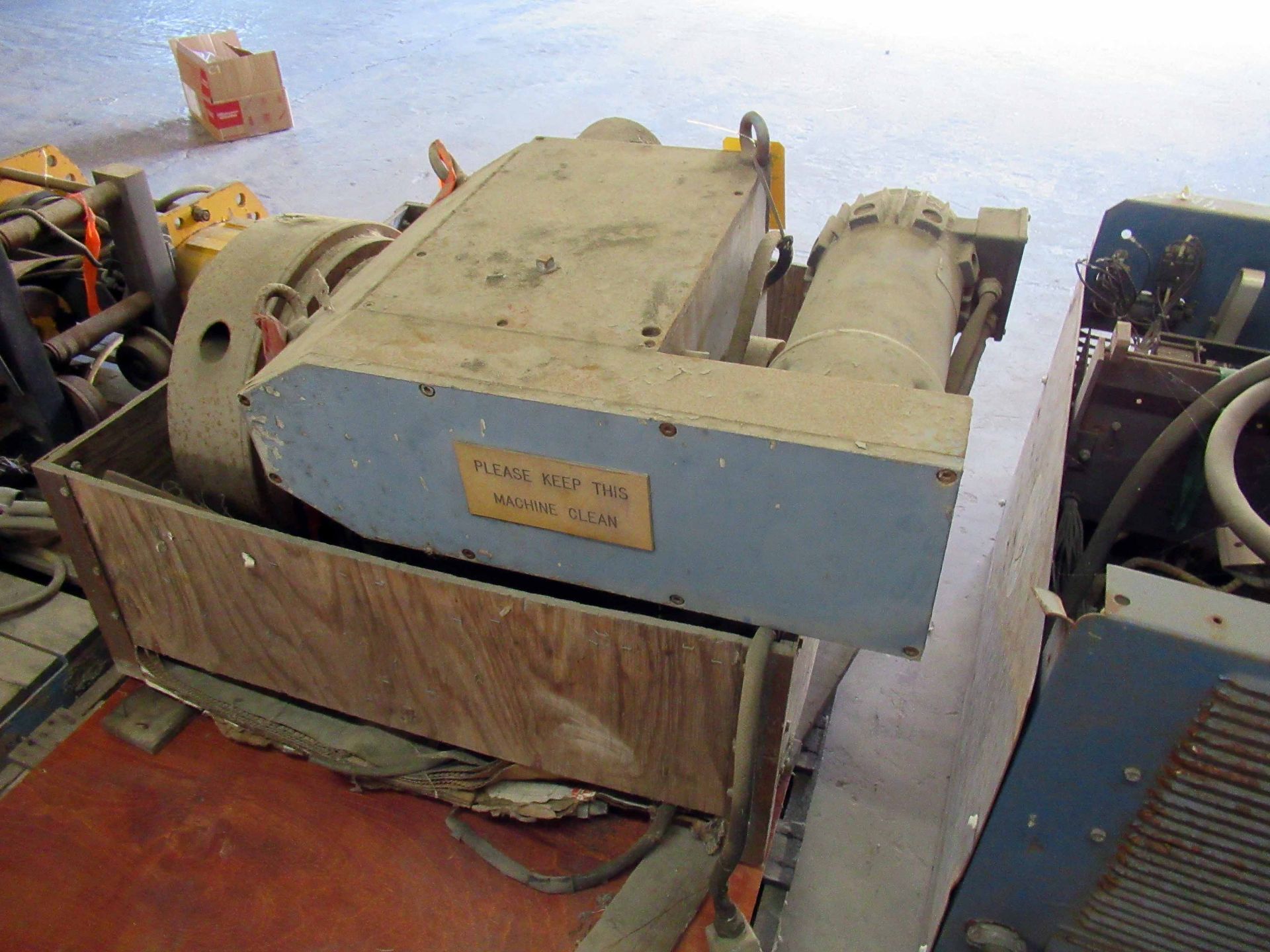 ROTARY AXIS, LANGE, 18" 3-jaw chuck, Gettys motor (Located at: Precision Welding & Fabrication, - Image 2 of 2