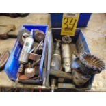 LOT OF PNEUMATIC TOOLS (4), assorted (in two boxes)