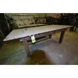 WELDING TABLE, 4' x 8', 1" thk. top