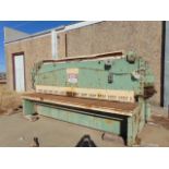 SHEAR, COLUMBIA 148"W. (out of service) (Located at: 116 Pine St., Hereford, TX 79045)