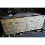 LOT OF LUMBER: 8 x 4-1/4 thk. plywood, 2" x 4" boards 18'L. Grade A, 4 x 4 x 8 boards