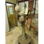 DOUBLE END PEDESTAL GRINDER, BALDOR 8", 3/4 HP (Located at: Gearn, 3375 US-60, Hereford, TX 79045)