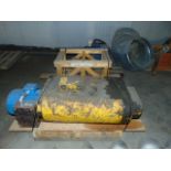 LOT CONTENTS OF ROOM: chain hoist, steel cable, plastic hose & misc. machine parts (Located at: