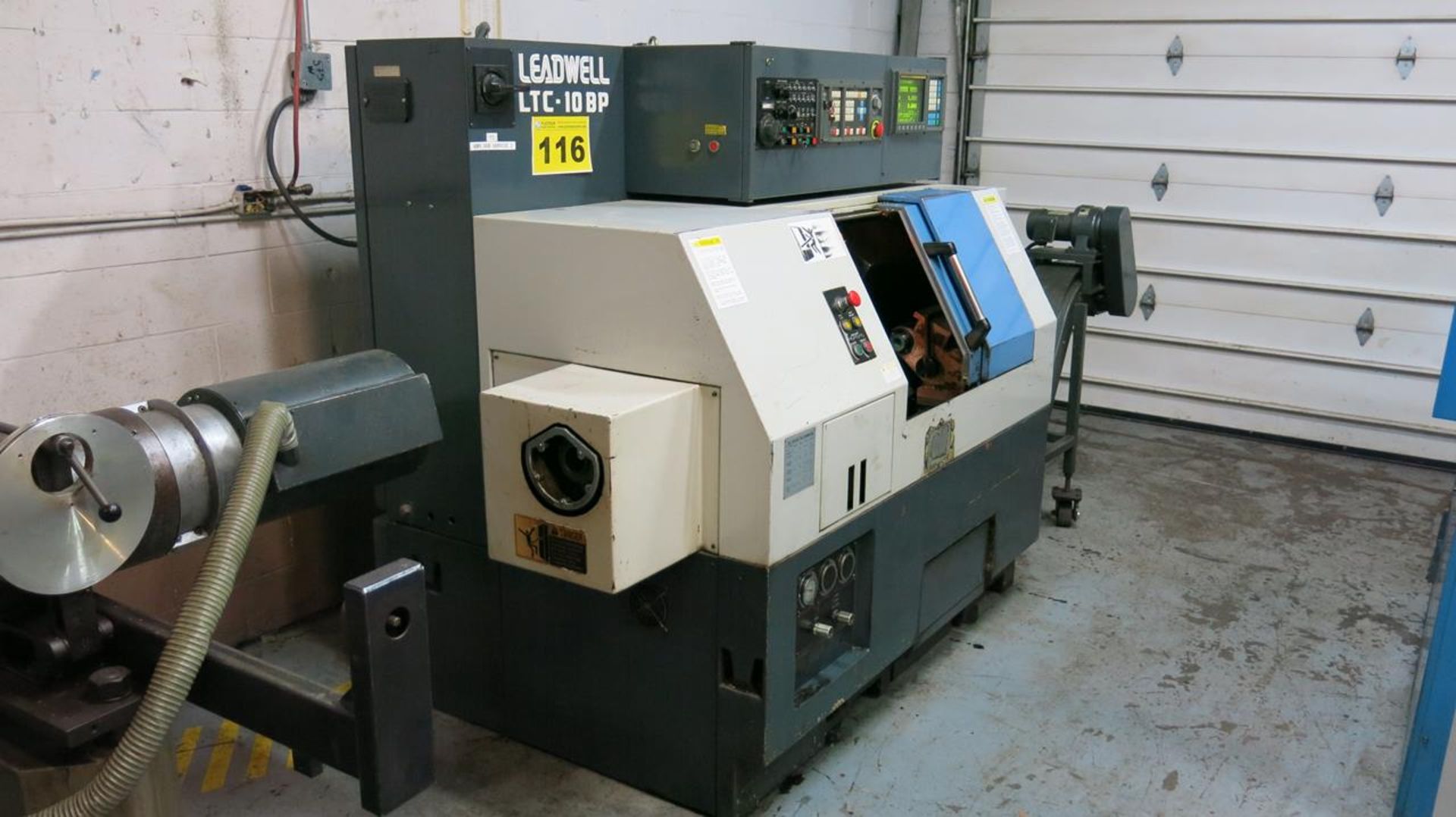 LEADWELL MACHINE CO., LTC-10BP, CNC PRECISION LATHE, 10 HP SPINDLE, 6000 RPM, 8" DIA 3 JAW HYDRAULIC - Image 2 of 8