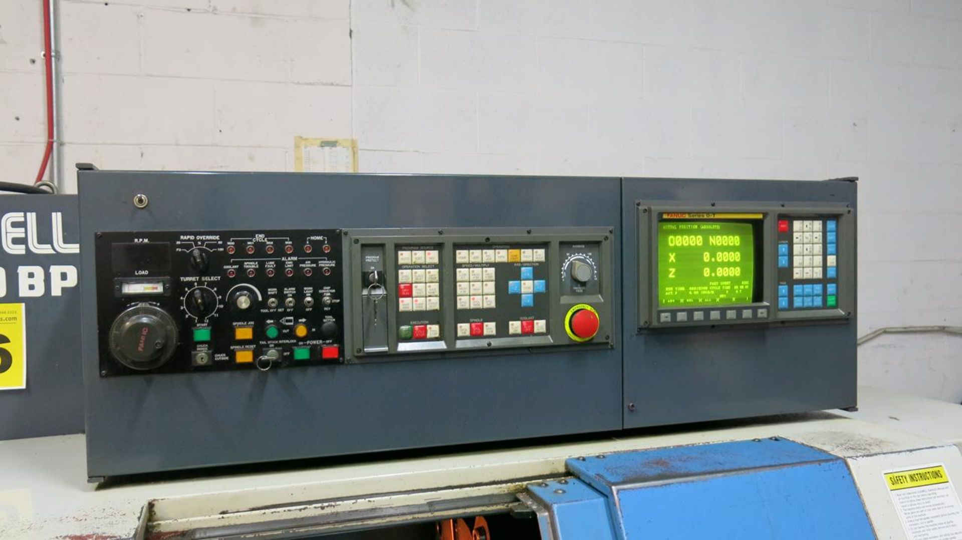 LEADWELL MACHINE CO., LTC-10BP, CNC PRECISION LATHE, 10 HP SPINDLE, 6000 RPM, 8" DIA 3 JAW HYDRAULIC - Image 6 of 8