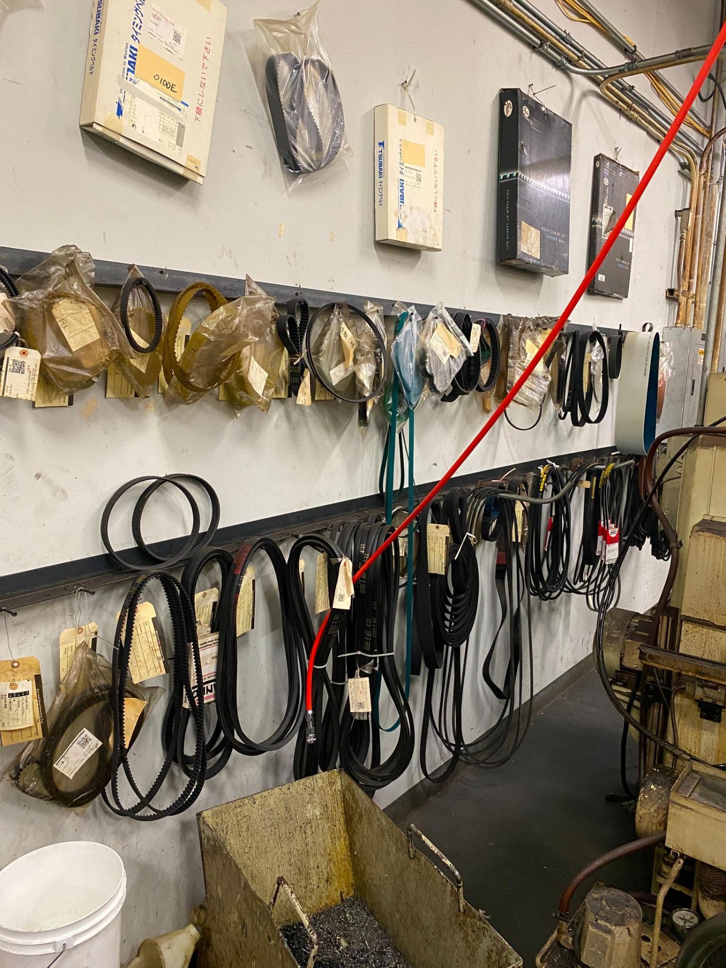 LOT OF INGERSOLL-RAND & ATLAS COPCO MAINTENANCE ITEMS: hoses, belts, relays, large assortment of - Image 6 of 6
