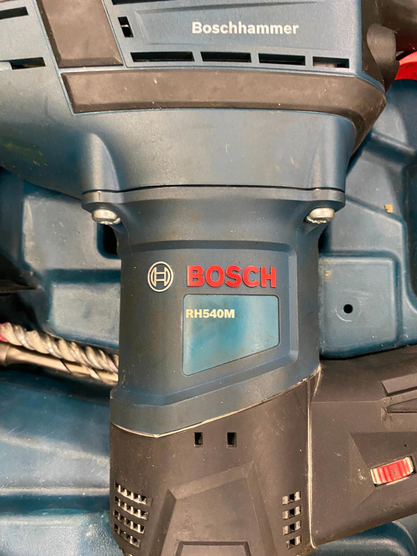 ROTARY HAMMER, BOSCH MDL. RH540M, 1-9/16" SDS max. combination, w/ drills & case - Image 2 of 2