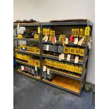 LOT OF FANUC DRIVES, ETC (on two shelving units