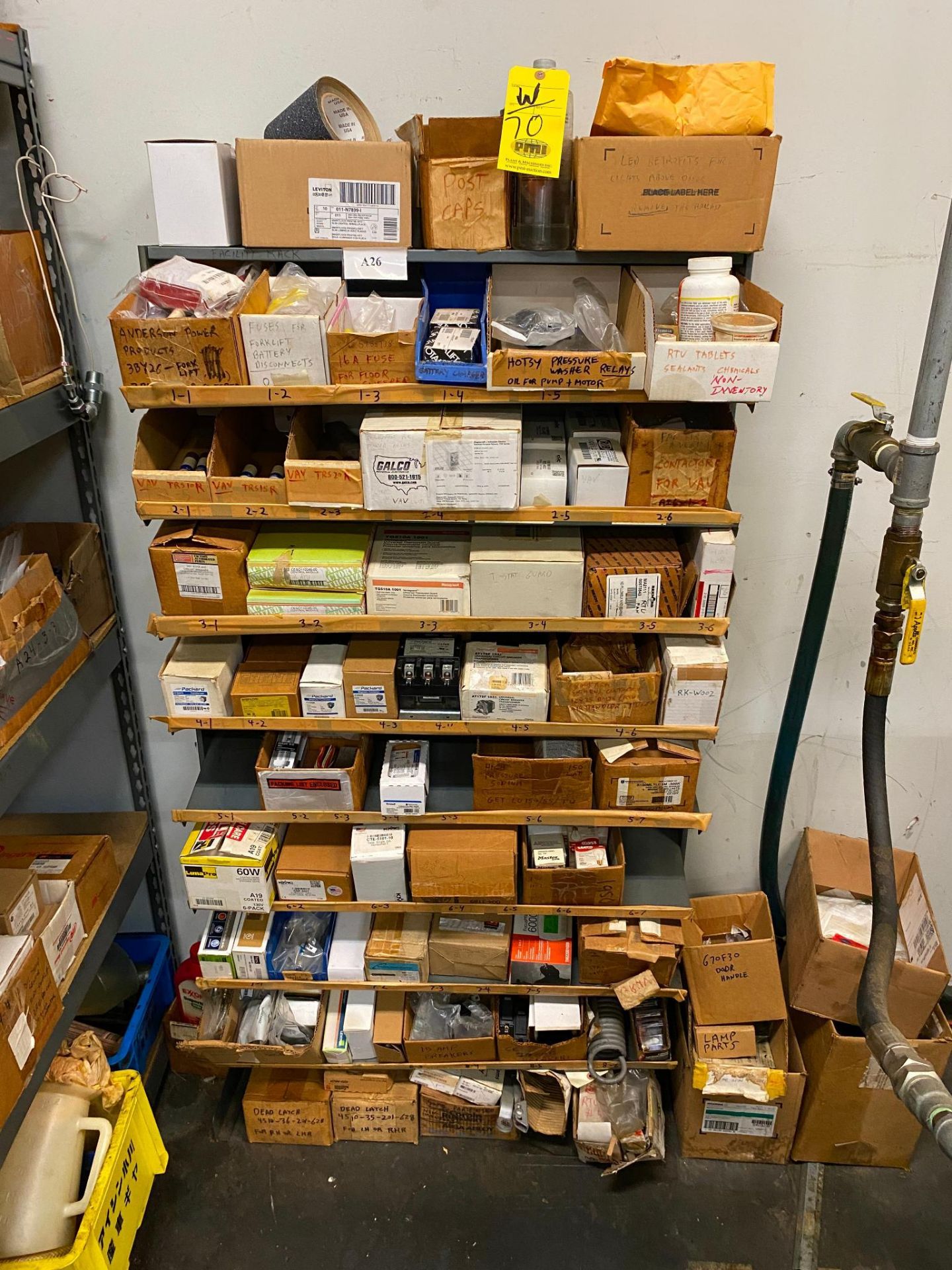 LOT OF INGERSOLL-RAND & ATLAS COPCO MAINTENANCE ITEMS: hoses, belts, relays, large assortment of - Image 2 of 6