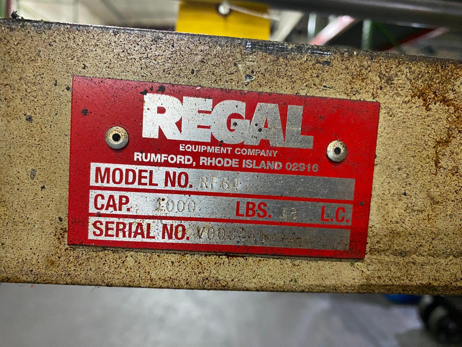 PALLET JACK, REGAL MDL. RF64, 1,000 LB. CAP. - Image 3 of 4