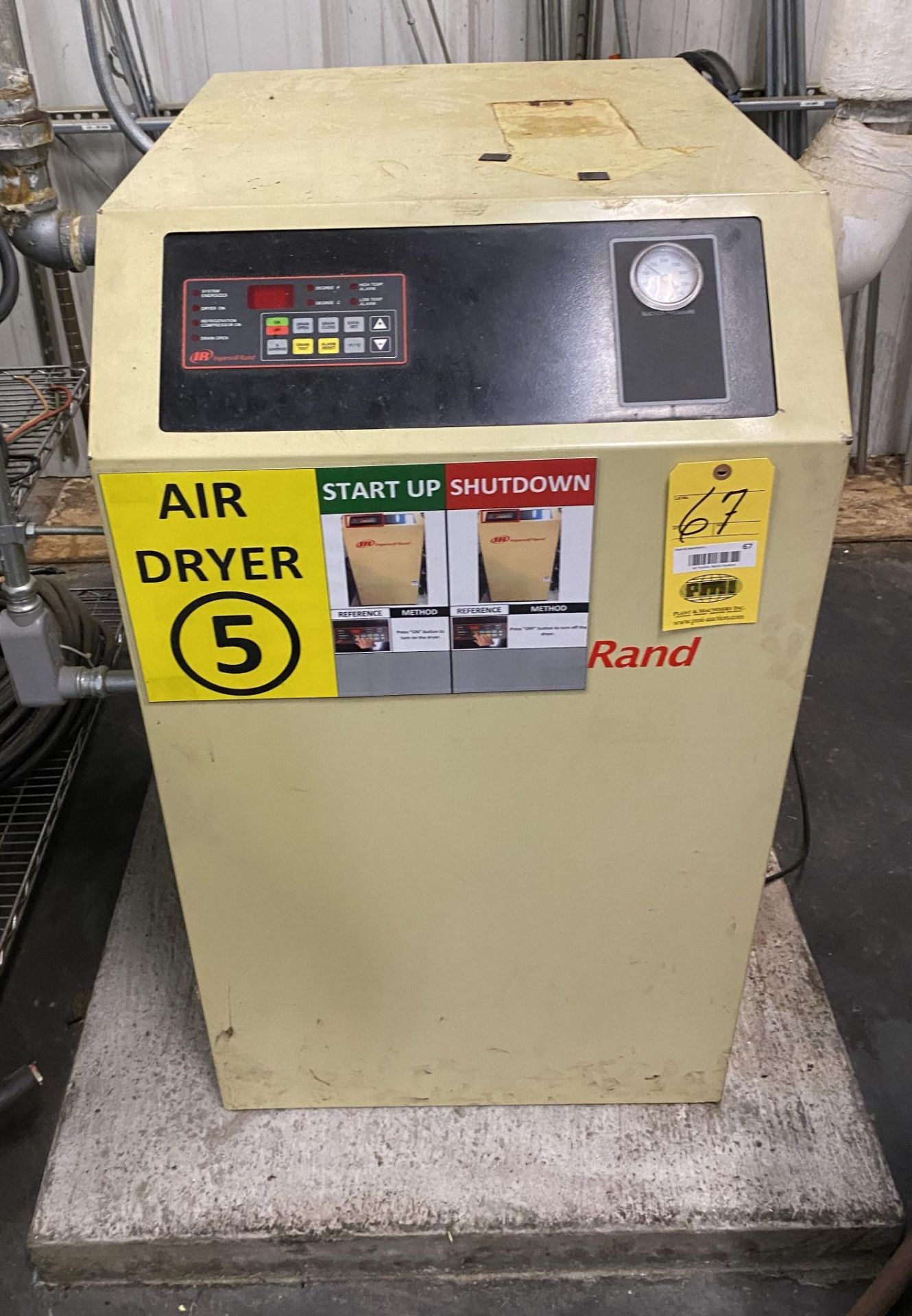 AIR DRYER, INGERSOLL-RAND MDL. D680iNA400, 460 v., 300 psi max. pressure, S/N WCH1017385