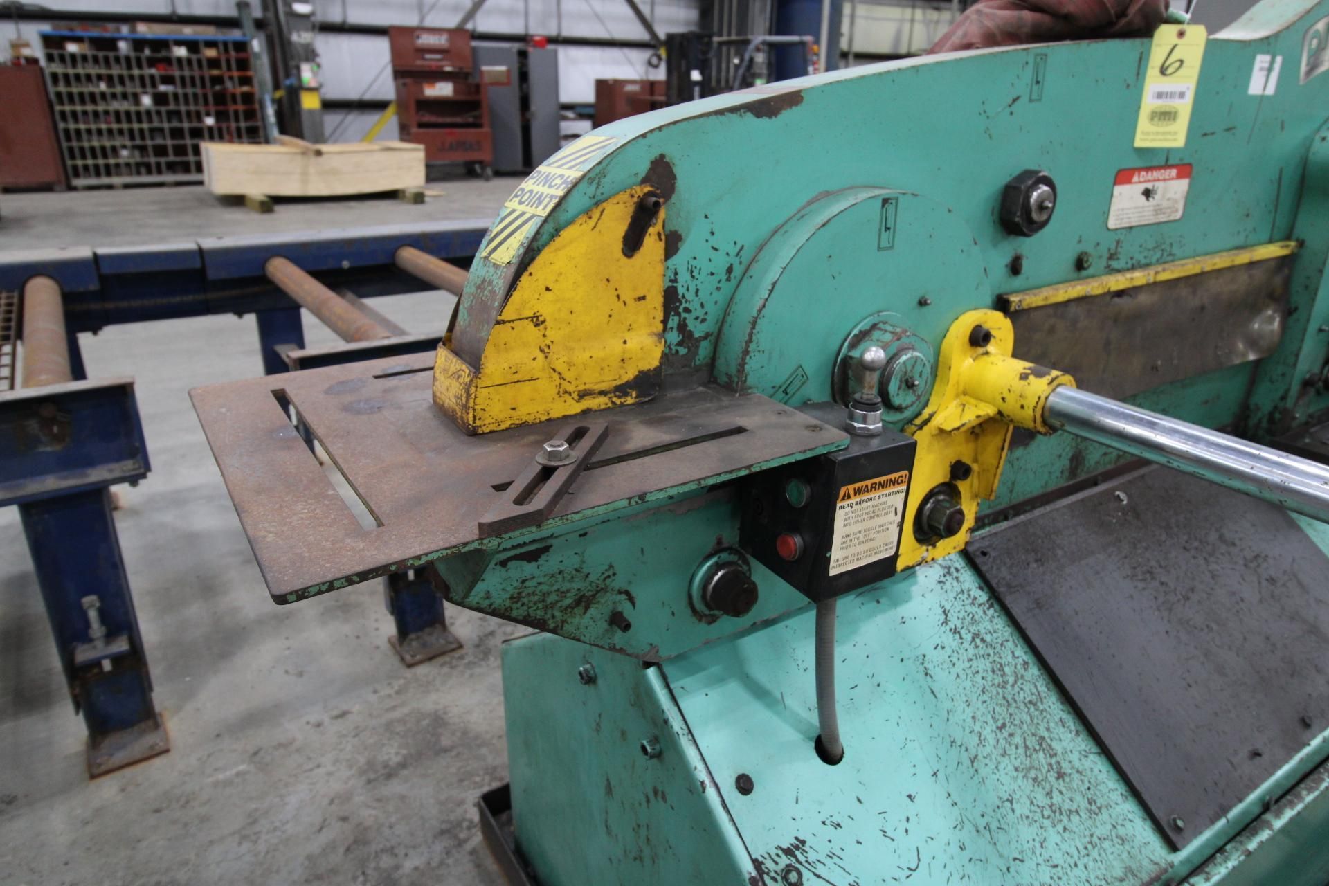 IRONWORKER, PIRANHA P120, 120 Ton Punch, 6” x 6” x 5/8” Angle, 2” Round Bar, 1” x 12”, ¾” x 18”, ½” - Image 9 of 9