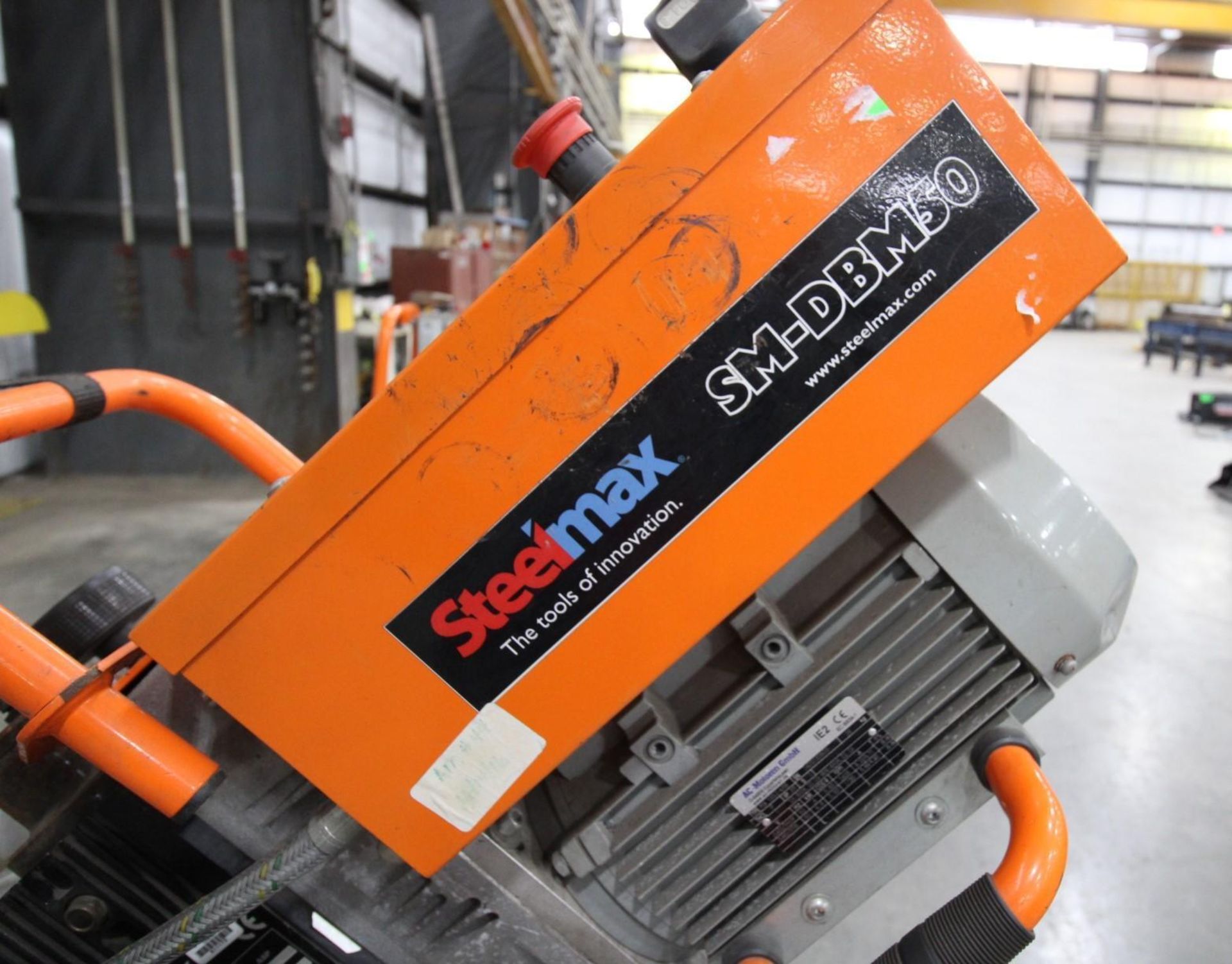 DOUBLE SIDED PLATE BEVELING MACHINE, STEELMAX SMDBM50 new 2014, 5/16” – 3-1/8” Plate Range, 15–60-De - Image 6 of 10
