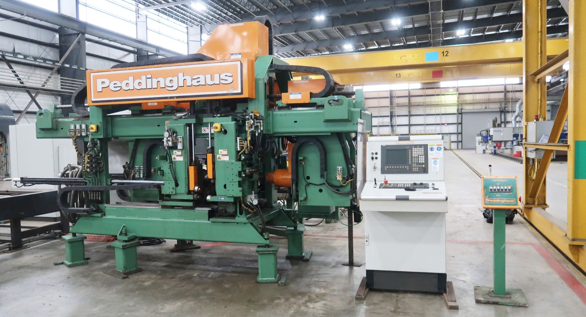 BEAM DRILL LINE, PEDDINGHAUS PCD-1100/3C-ATC ADVANTAGE 2, new 2011, (Only 6,425 Hours), Siemens CNC