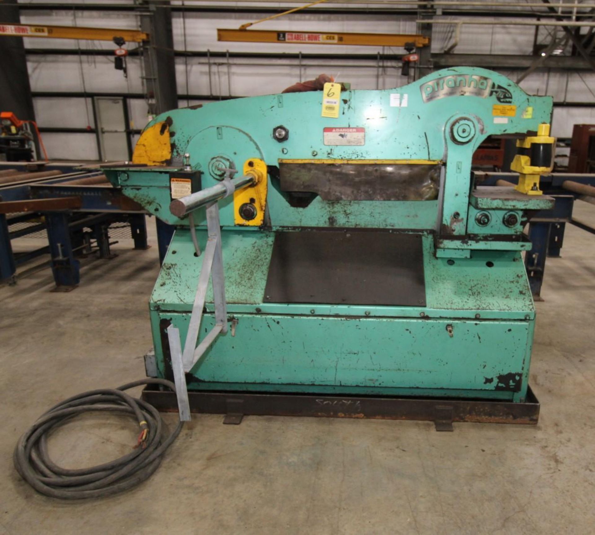 IRONWORKER, PIRANHA P120, 120 Ton Punch, 6” x 6” x 5/8” Angle, 2” Round Bar, 1” x 12”, ¾” x 18”, ½”