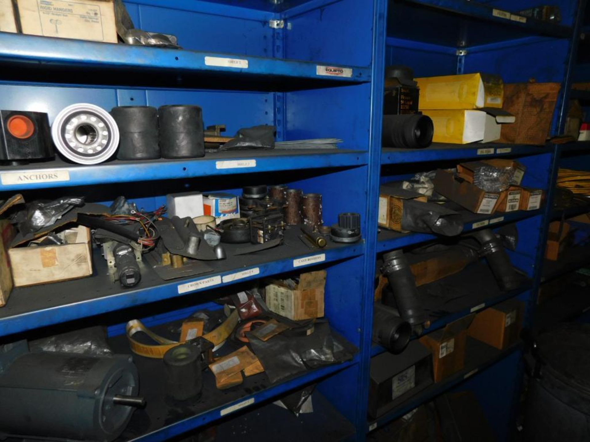 LOT: Contents of Upstairs Parts Department: Large Quantity Machine Parts, Electronics, Hardware, Bui - Image 12 of 33