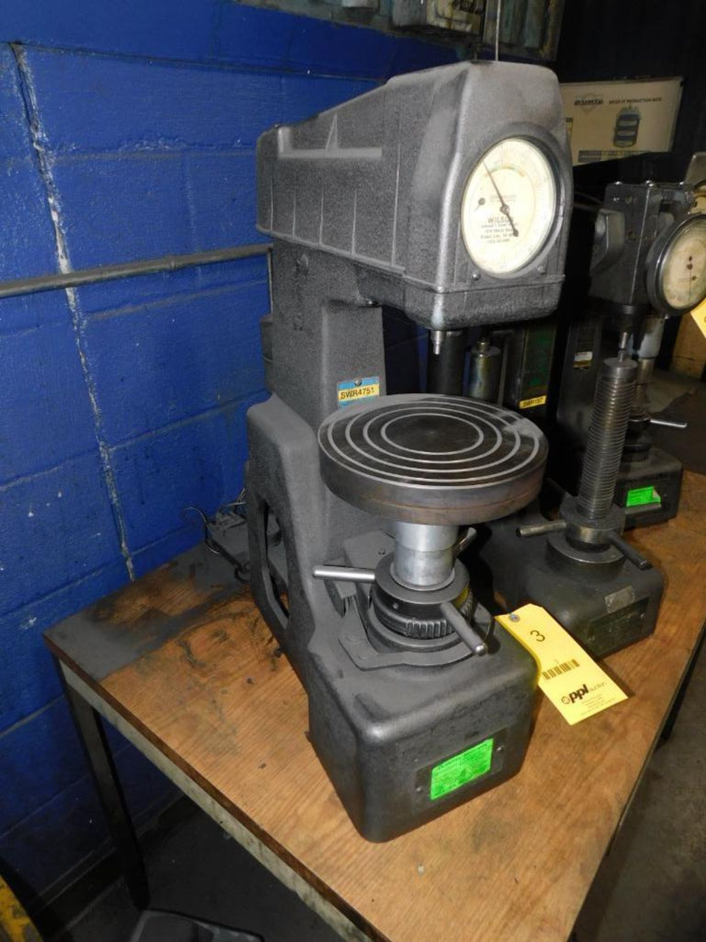 Wilson Model 3JR Rockwell Hardness Tester