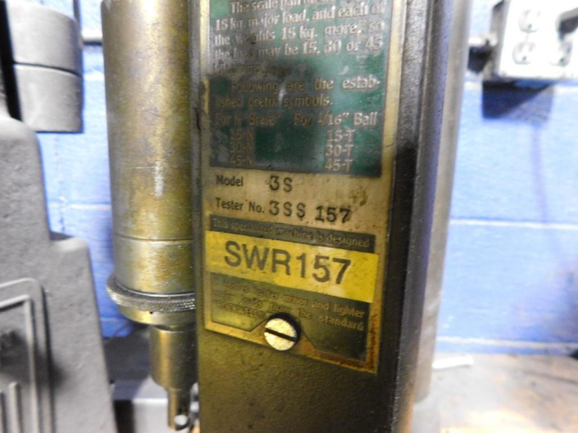 Wilson Model 3S Rockwell Hardness Tester - Image 5 of 5