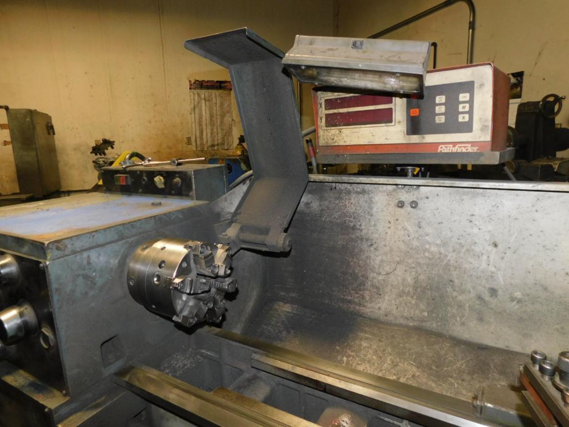 Clausing-Metosa Lathe Model C1440S, 14" x 40", 6" 6-Jaw Chuck, 1.5" Bore, Tailstock, Pathfinder DRO, - Image 7 of 9