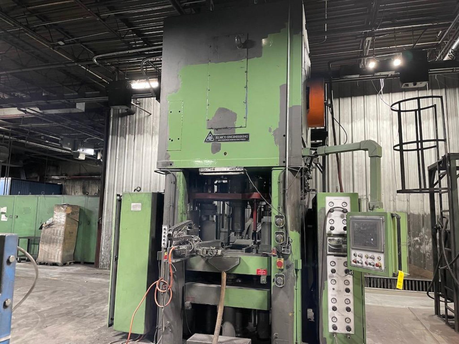 Cincinnati / Elmco 400 Ton Compacting Press, Model 400 El- 4.5, Using 500 Ton Components, 2 Platen L - Image 3 of 26