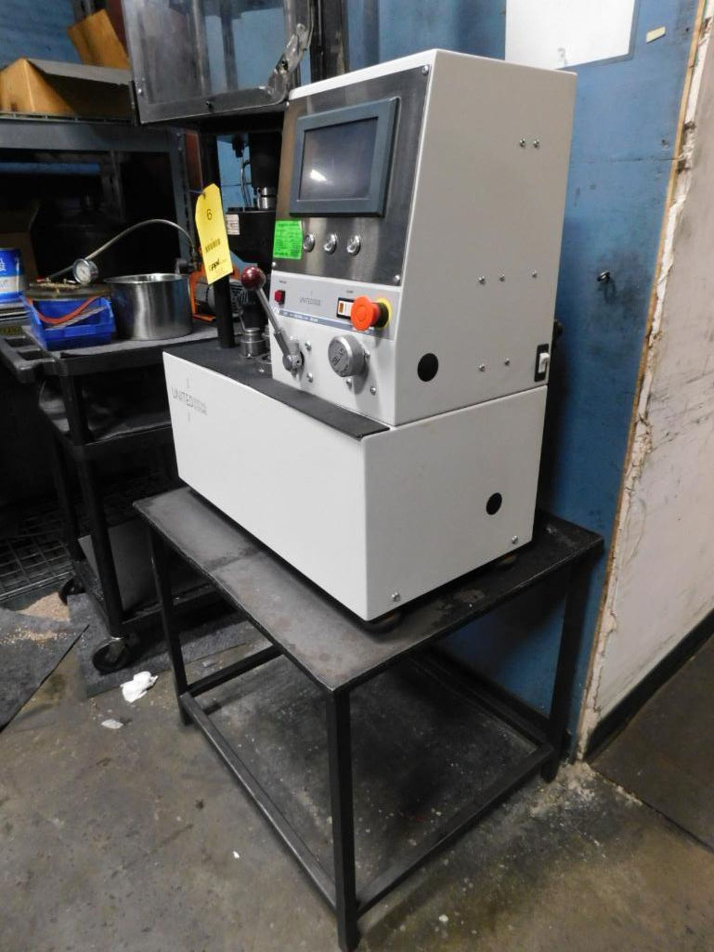 United Testing Systems Speedy Tensile Tester Model LCH-150 KN, Digital Controls, S/N 1220413 w/Acces - Image 6 of 14