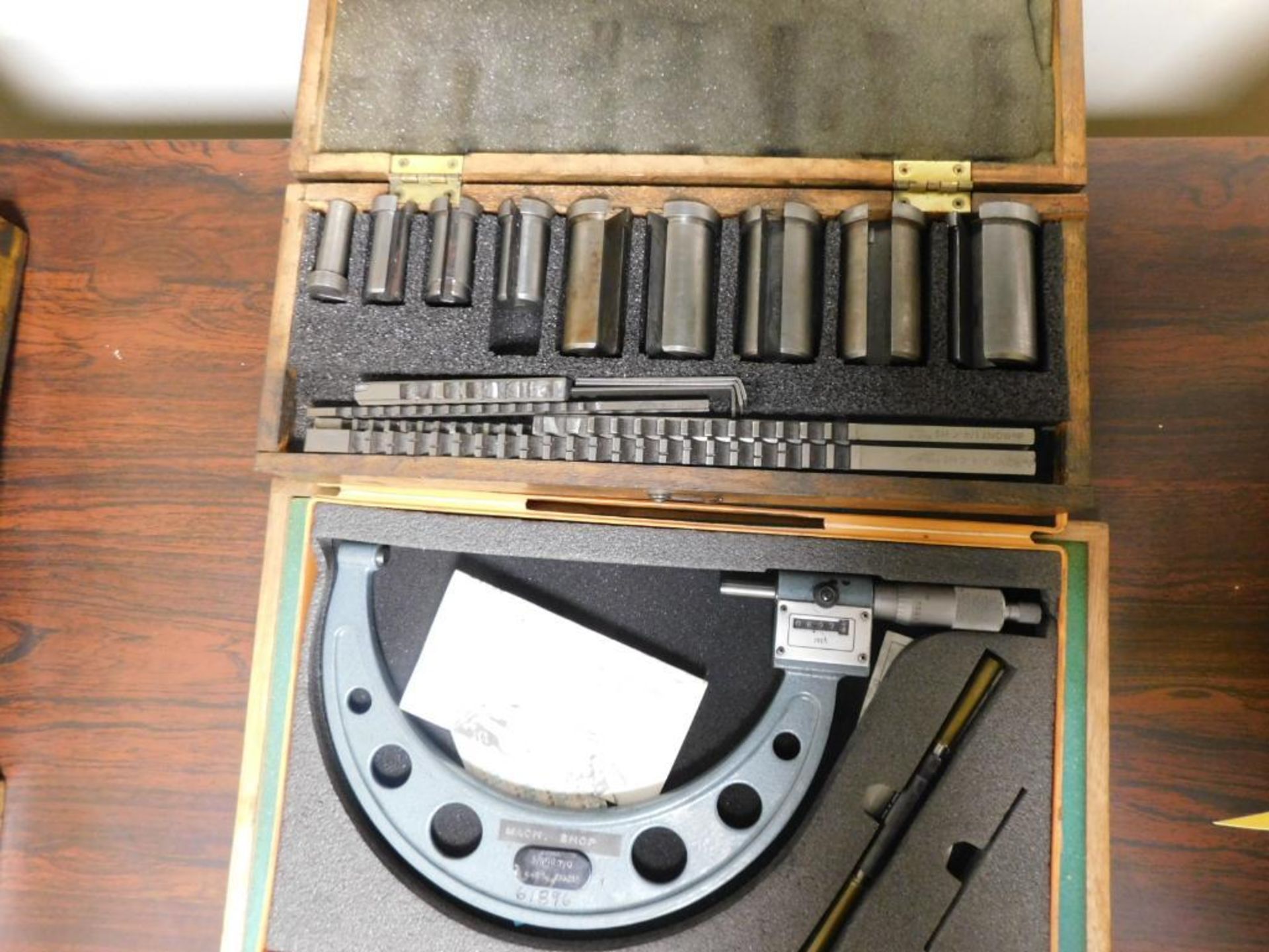 LOT: (3) Assorted Outside Micrometers, (1) Minute Man Broach Kit - Image 4 of 4