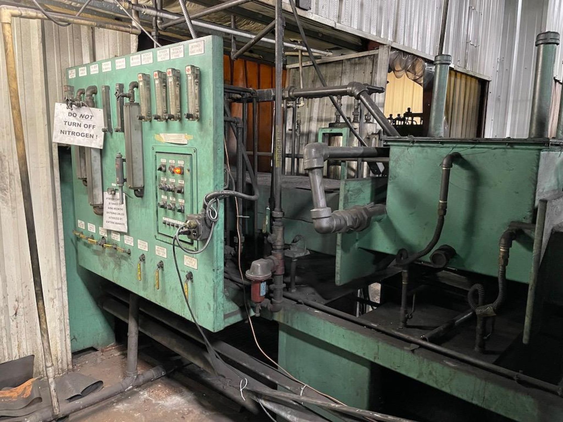 Abbott Electric Belt Sintering Furnace, Model 7ZSCR-24-192 PH3-192 HH4-2400, 24" Belt, 5.5" Over Bel - Image 6 of 20