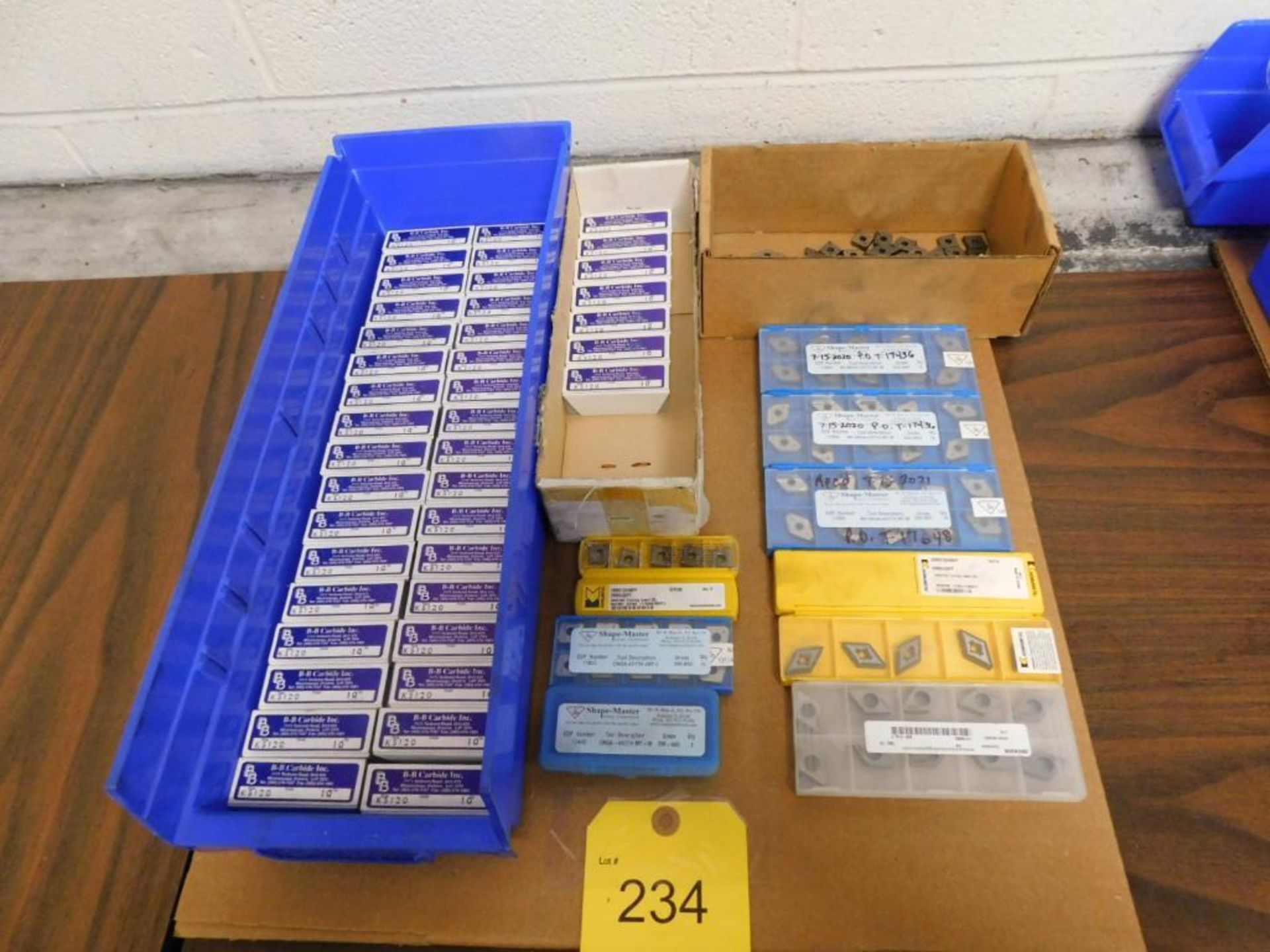 LOT: Assorted Carbide Inserts